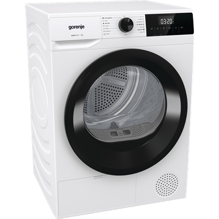 Gorenje Dryer Machine | D2HNE7E | Energy efficiency class E | Front loading | 7 kg | Heat pump | LED | Depth 51 cm | Whi