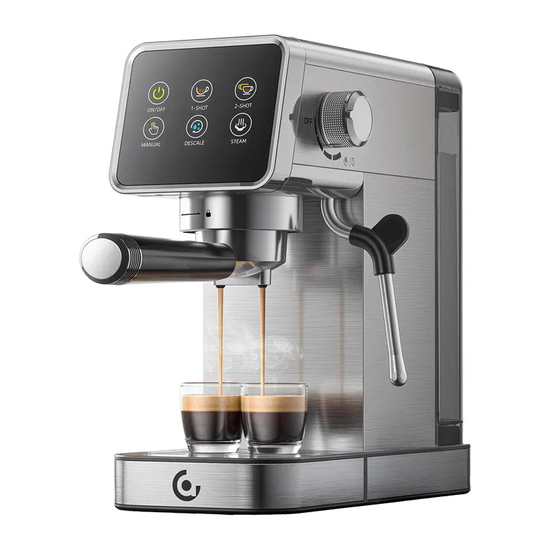 AMZCHEF CE-AZ-EM1507-SV Piston-Type Espresso Machine - Image 1