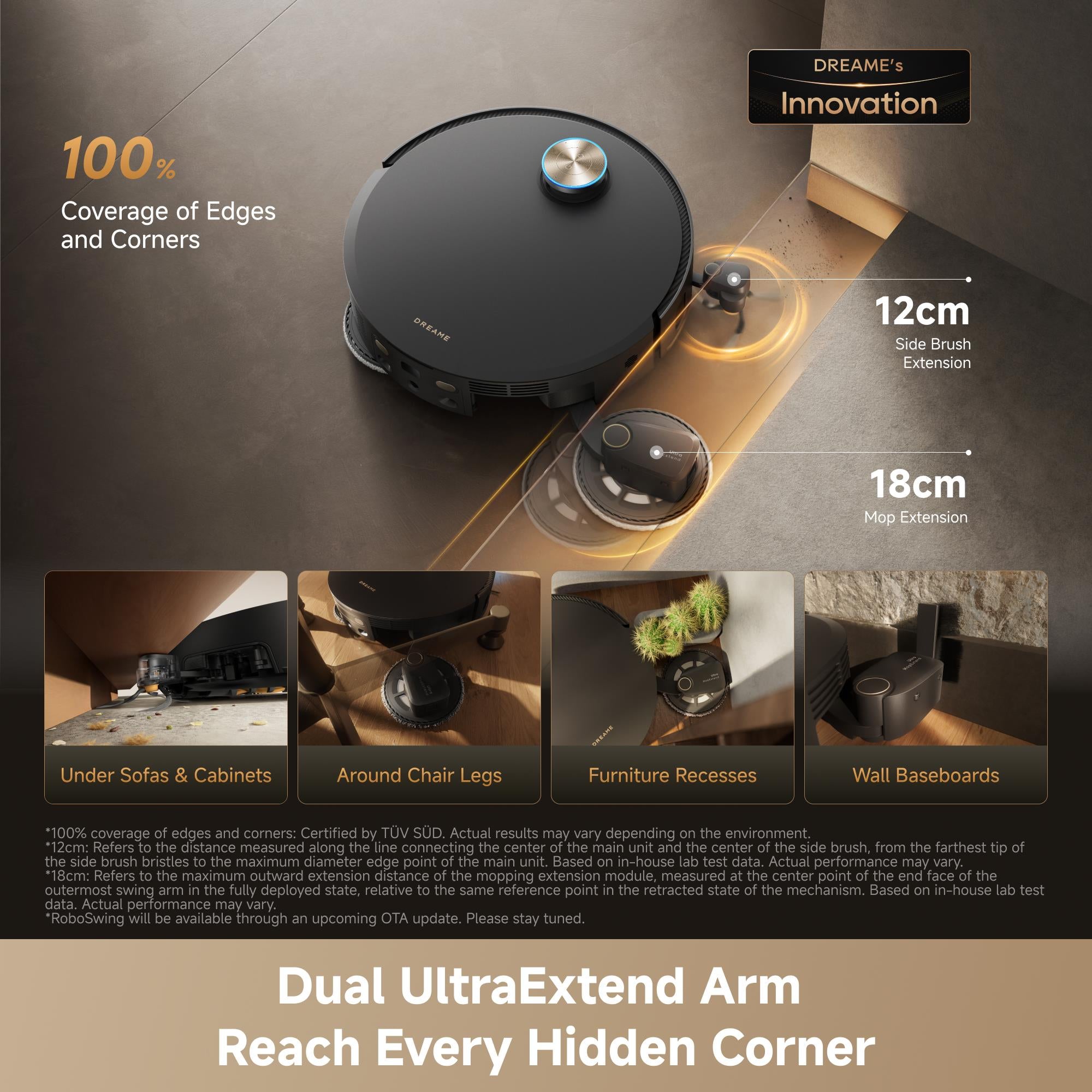VACUUM CLEANER ROBOT/X60 PRO ULT RLX96DE-BK DREAME