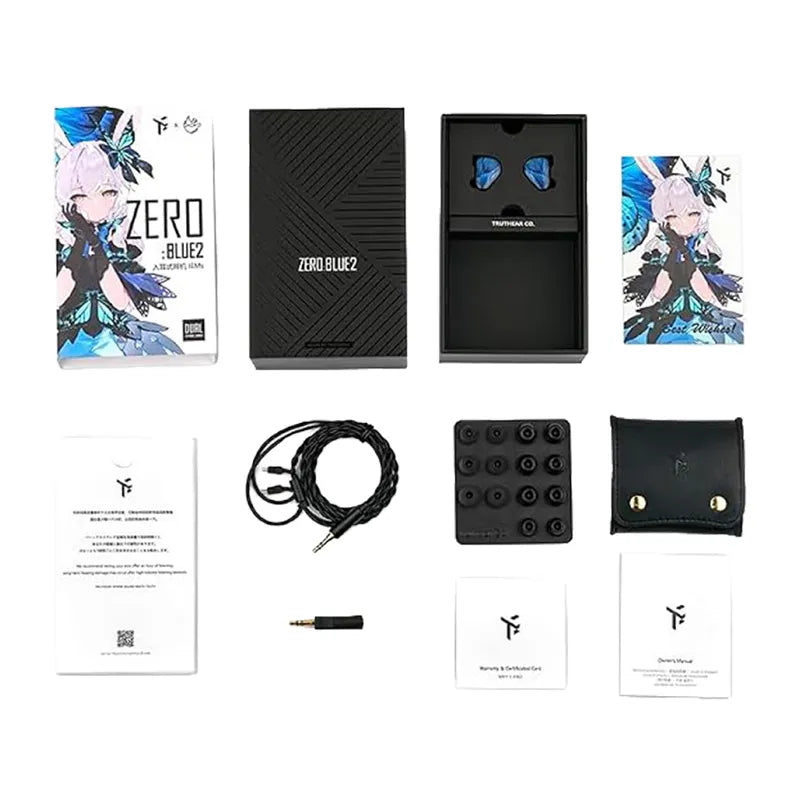 TRUTHEAR Zero Blue 2 Wired Headphones (blue) - Image 4