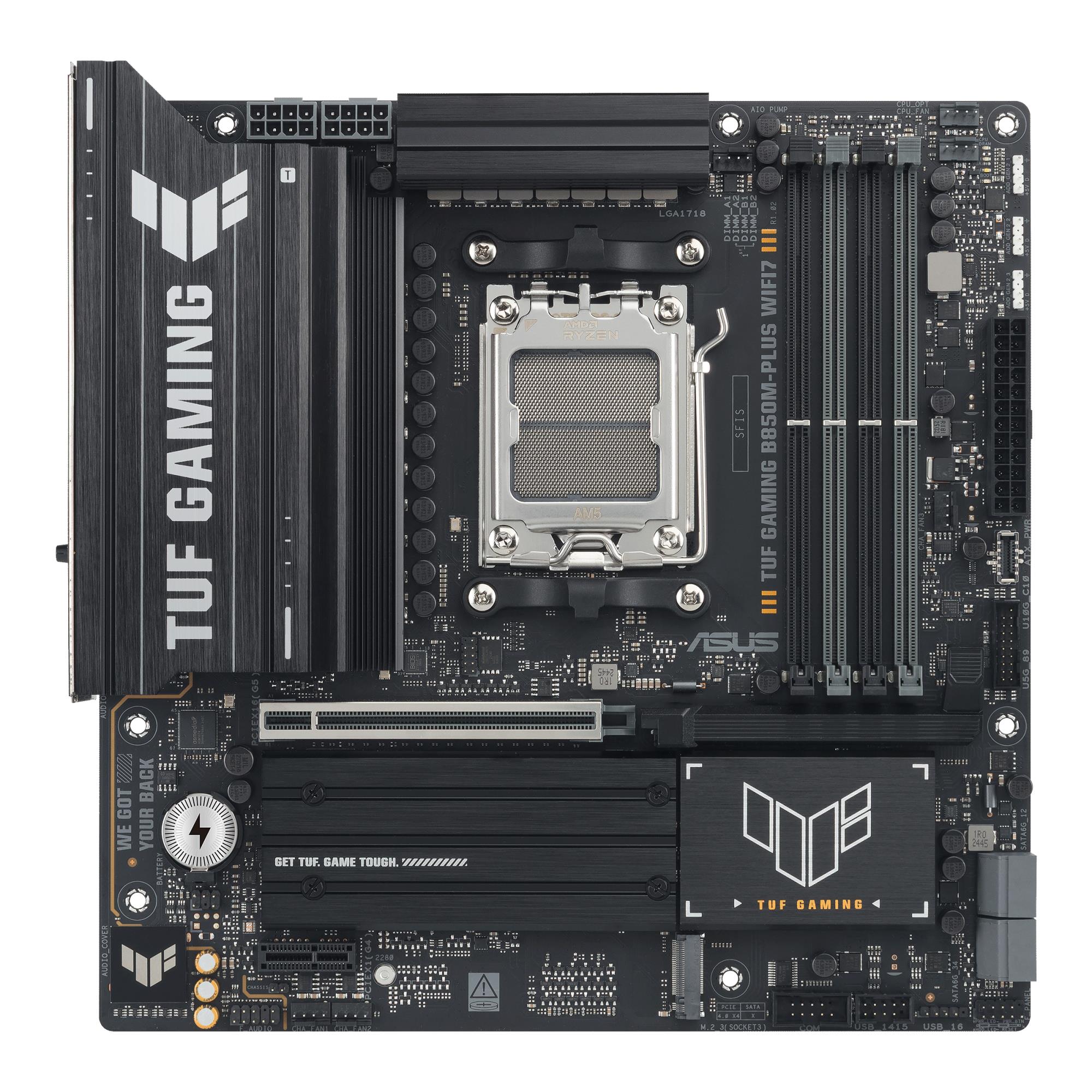 Mainboard ASUS AMD B850 SAM5 Micro-ATX Memory DDR5 Memory slots 4 GAMINGB850M-PLUSWIFI7