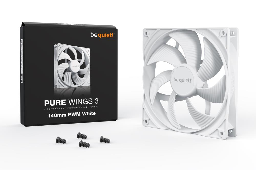 CASE FAN 140MM PURE WINGS 3/WHITE PWM BL112 BE QUIET