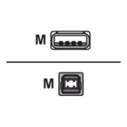Logilink | USB 2.0 connection cable | USB-A to USB-B USB A male | USB B male