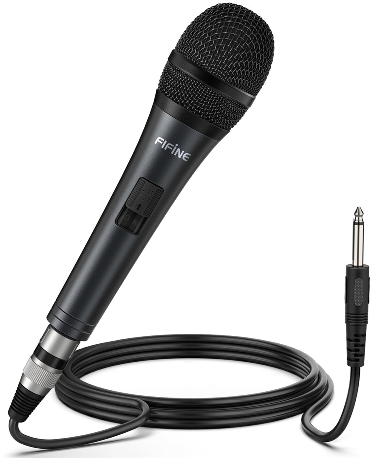 Fifine K6 dynamic vocal microphone (black) - Image 1