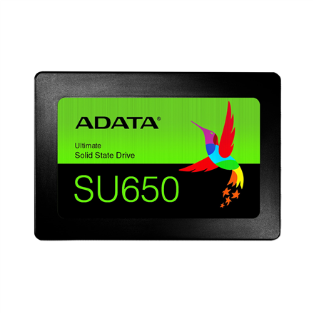 ADATA | Ultimate SU650 3D NAND SSD | 480 GB | SSD form factor 2.5” | Solid-state drive interface SATA | Read speed 520 M