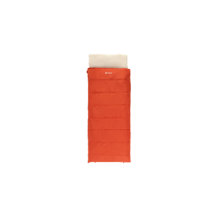 Outwell Contour Lux Red | Sleeping Bag | 220 x 85 cm | -19 to 15 °C | Right Zipper