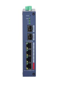 Switch DAHUA CHS4206-4ET-90 Switch type Managed Switch layer L2 Form factor Desktop 4xRJ-45 ports RJ-45 Ports Type Fast Ethernet (10/100) 4xFast Ethernet (copper) ports quantity Power over Ethernet (PoE) Yes Total Power over Ethernet (PoE) budget 90 W