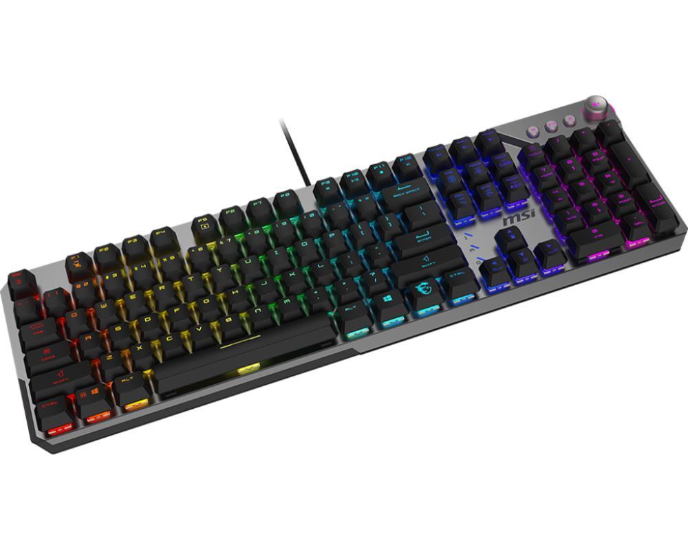 KEYBOARD GAMING BLACK US/STRIKE 600 SILENT MSI