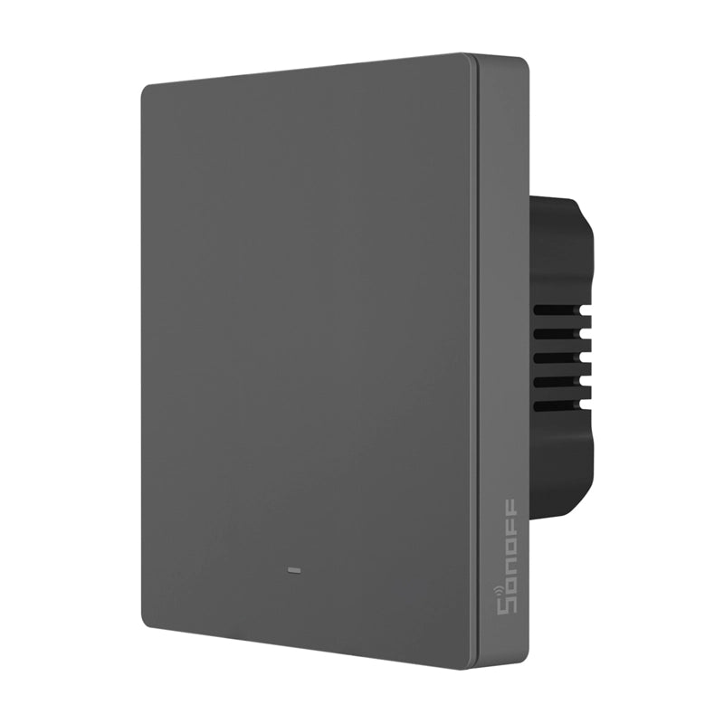 Smart Matter Over Wi-Fi wall switch SONOFF M5-1C-80 (1-channel, for frame, graphite) - Image 3