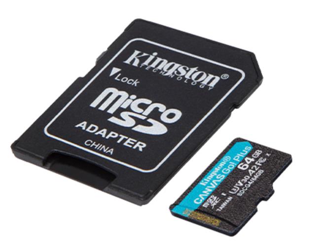 MEMORY MICRO SDXC 64GB UHS-I/W/ADAPTER SDCG4/64GB KINGSTON