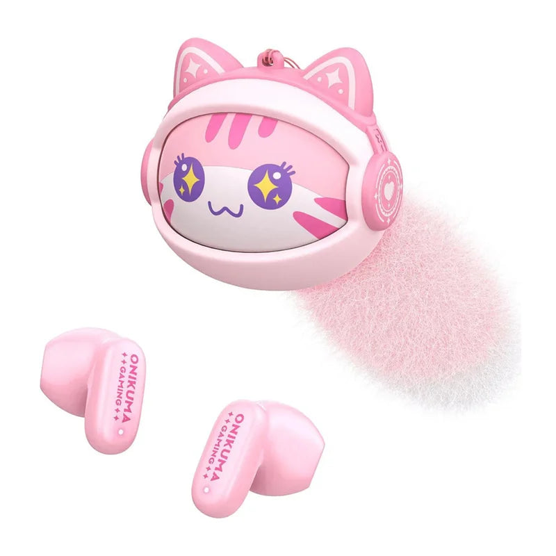 TWS ONIUKMA TX603 headphones (pink) - Image 3
