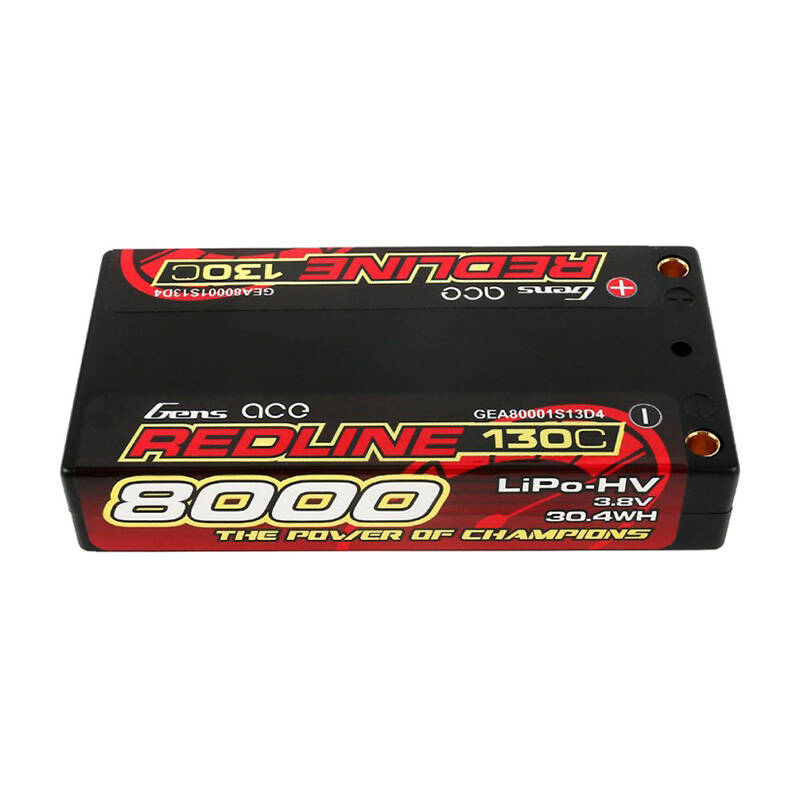 Lipo Battery GENS ACE 8000mAh 3.8V 1S2P 130C - Image 1