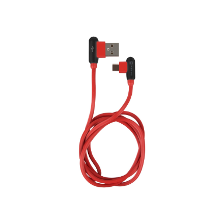 Natec Prati, Angled USB Type C to Type A Cable 1m, Red | Natec | Angled USB Type C to USB Type A | Prati | USB Type C |