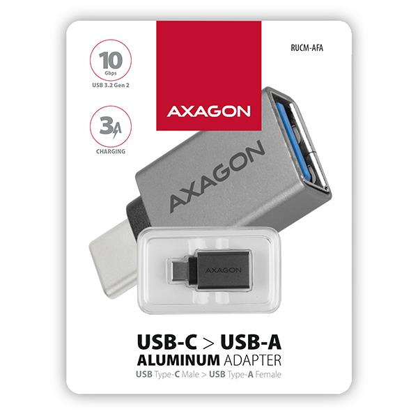 I/O ADAPTER USB-C M TO USB-A F/RUCM-AFA AXAGON