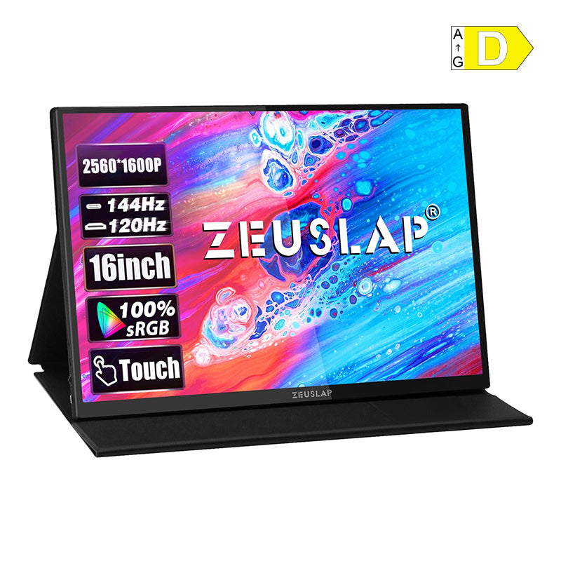 ZEUSLAP P16KT Portable Monitor with a 16-inch 144Hz Touchscreen - Image 1