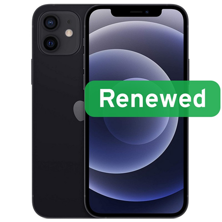 Apple Renewed Grade A | iPhone 12 | Black | 6.1 " | 64 GB | 5G