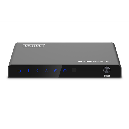 Digitus 8K HDMI Switch, 3x1 | DS-55333 | Black