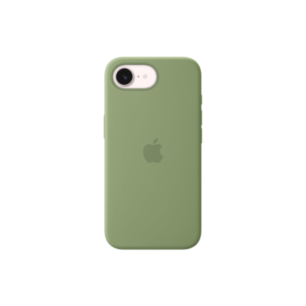 Apple iPhone 17e Silicone Case with MagSafe – Light Moss | Apple