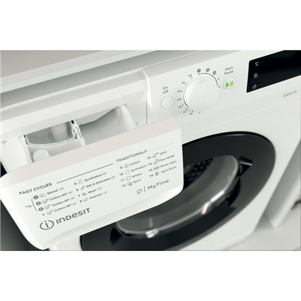 INDESIT | Washing machine | MTWE 71252 WK EE | Energy efficiency class E | Front loading | Washing capacity 7 kg | 1200 