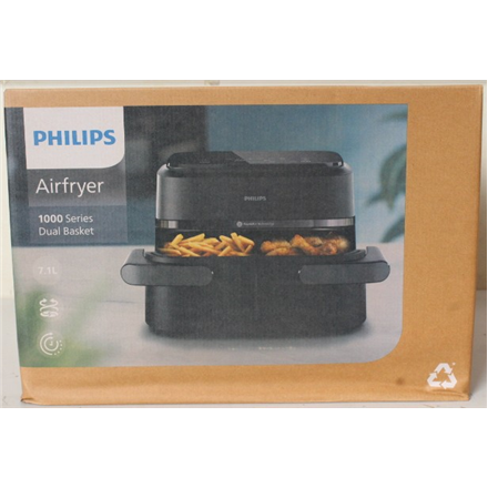 SALE OUT. Philips Airfryer 1000 Series NA150/00, 7 L, Black | Philips Airfryer Dual Basket | NA150/00 1000 Series | Powe