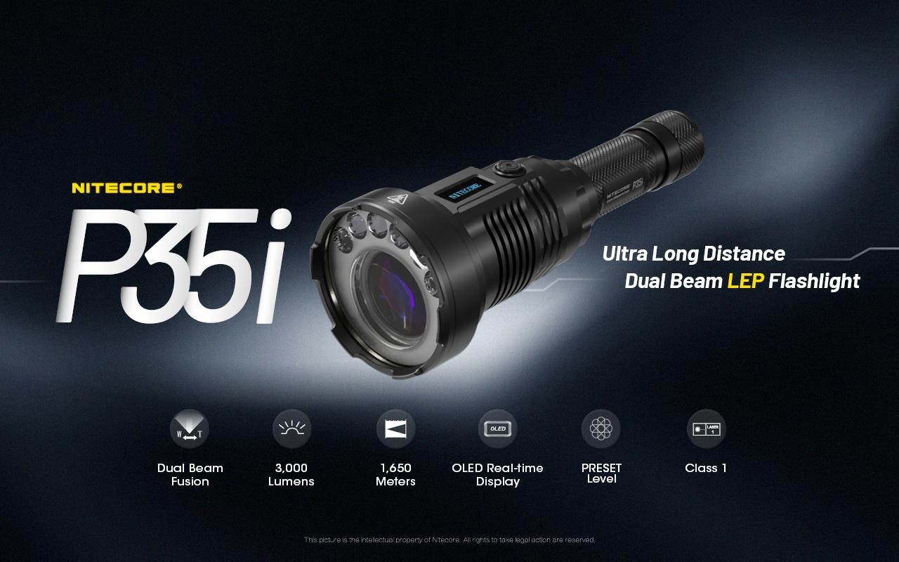 FLASHLIGHT PRECISE SERIES/3000 LUMENS P35I NITECORE
