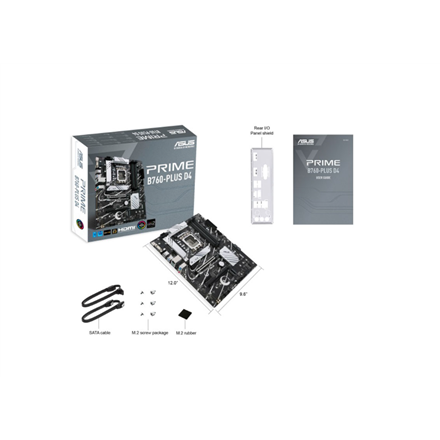 Asus | PRIME B760-PLUS D4 | Processor family Intel | Processor socket LGA1700 | DDR4 | Supported hard disk drive interfa