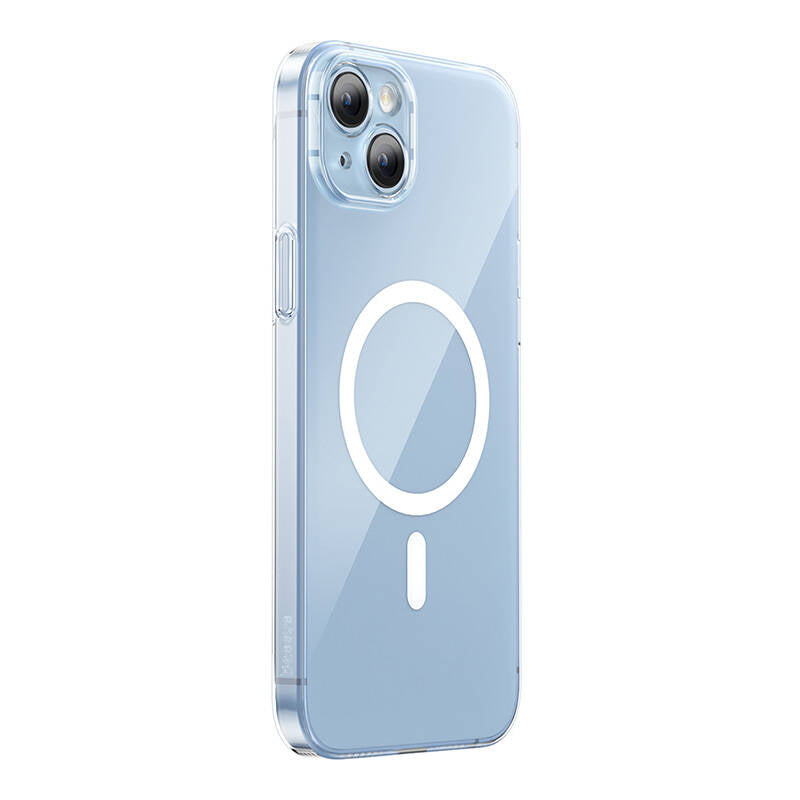 Baseus Crystal Series Magnetic Case for iPhone 14 Plus + tempered glass - Image 2