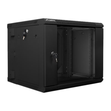 Lanberg | Rack cabinet 19" double-section wall-mount 9U/600x600 (flat pack) | WF02-6609-10B | Black