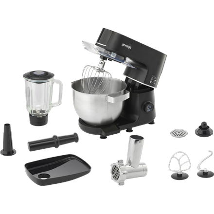Gorenje | Kitchen Machine | MMC1000SCB | 1000 W | Number of speeds 12 | Bowl capacity 6 L