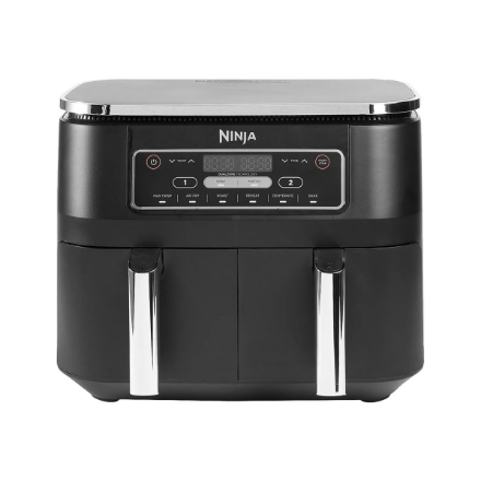 NINJA | Air Fryer | AF300 | Power 1 frying compartment: 1200 W; 2 frying compartments: 2400 W W | Capacity 7.6 L | Black