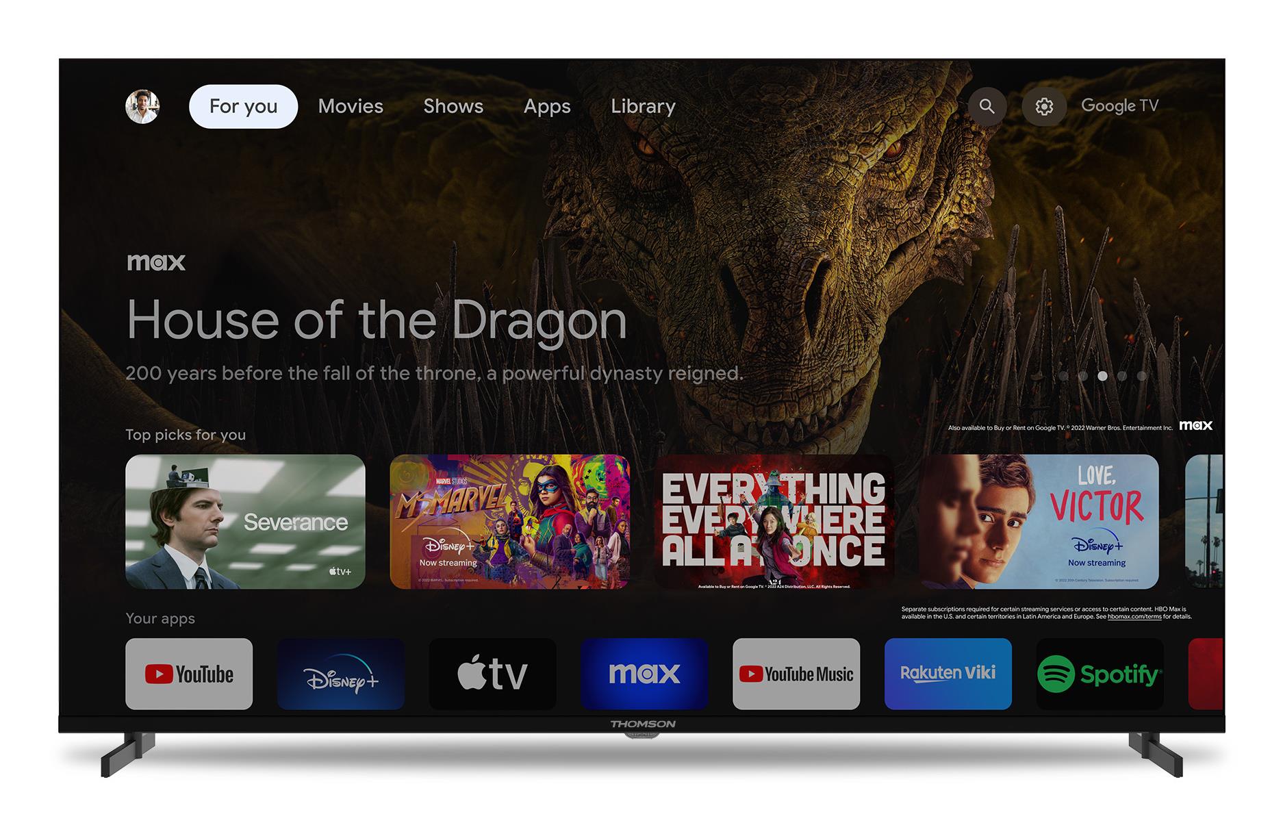 TV Set THOMSON 50 " 4K Ultra HD 3840 x 2160 pixels Flat 16:9 LCD 50UG4S14