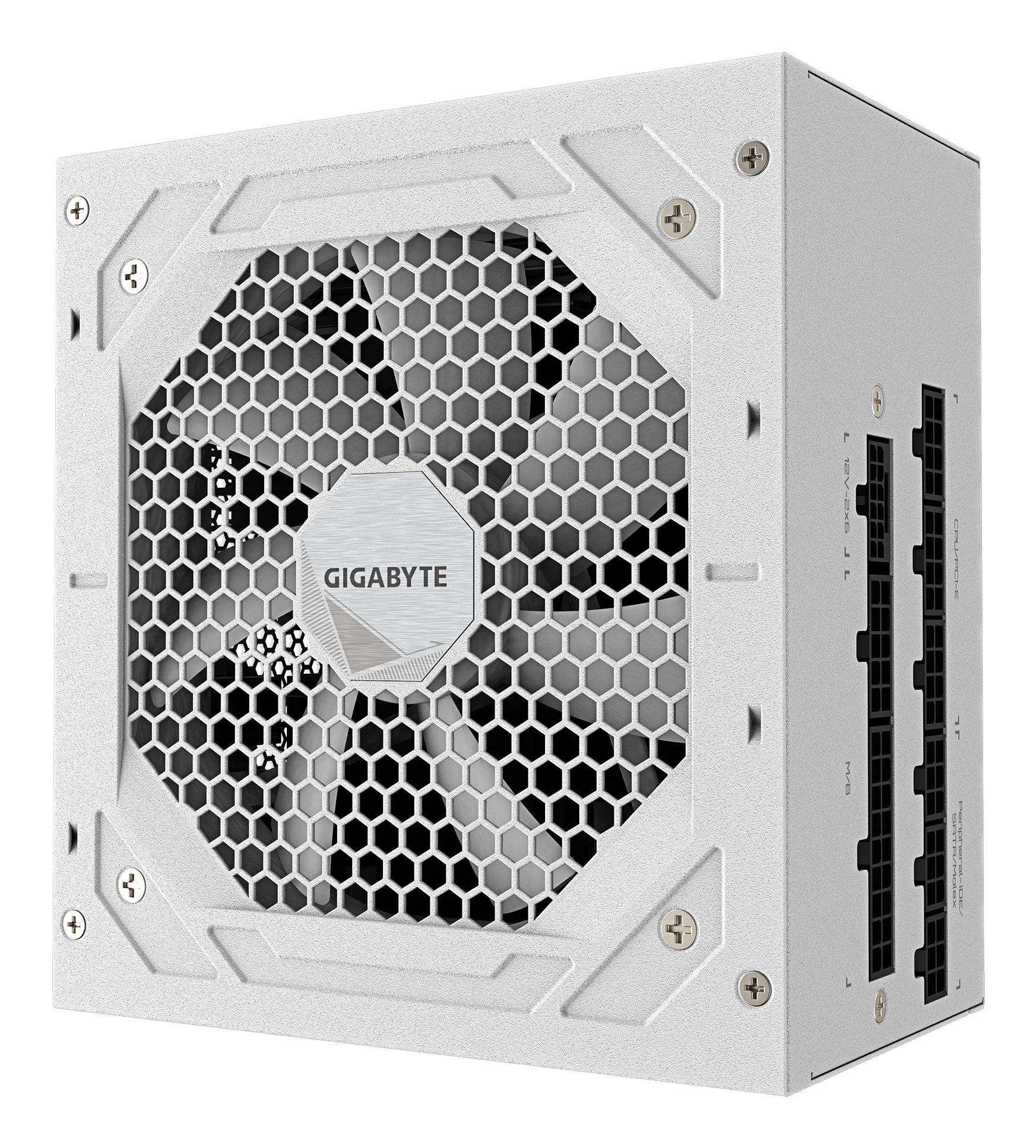 Power Supply GIGABYTE UD750GM PG5 ICE ATX 3.1 750 Watts Efficiency 80 PLUS GOLD PFC Active MTBF 100000 hours GP-UD750GMPG5ICE