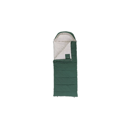 Outwell Camper Prime Green | Sleeping Bag | 235 x 90 cm | -15 to 5 °C | Right Zipper