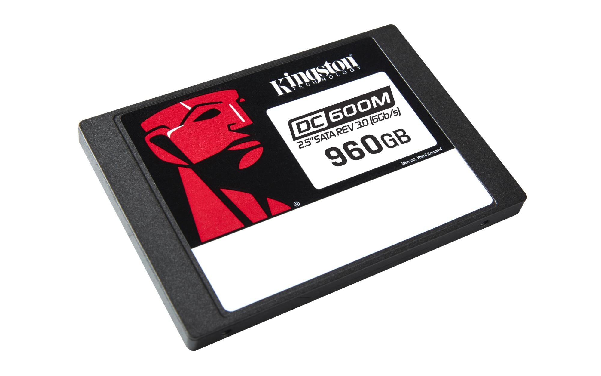 SSD KINGSTON DC600M 960 GB 1752xTBW rating MTBF 2000000 h Read speed 560 MB/s Write speed 530 MB/s Serial ATA III 2.5" SEDC600M/960G
