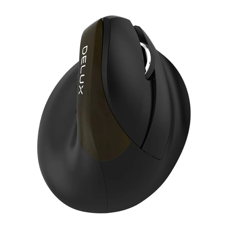 Delux M618Mini Gold Ergonomic Mouse (USB / Bluetooth / 2.4G) - Image 3