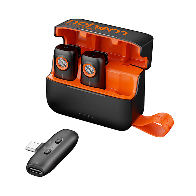 Microphone Hohem (2TX + 1RX +Charging Case )Type-C - Image 1