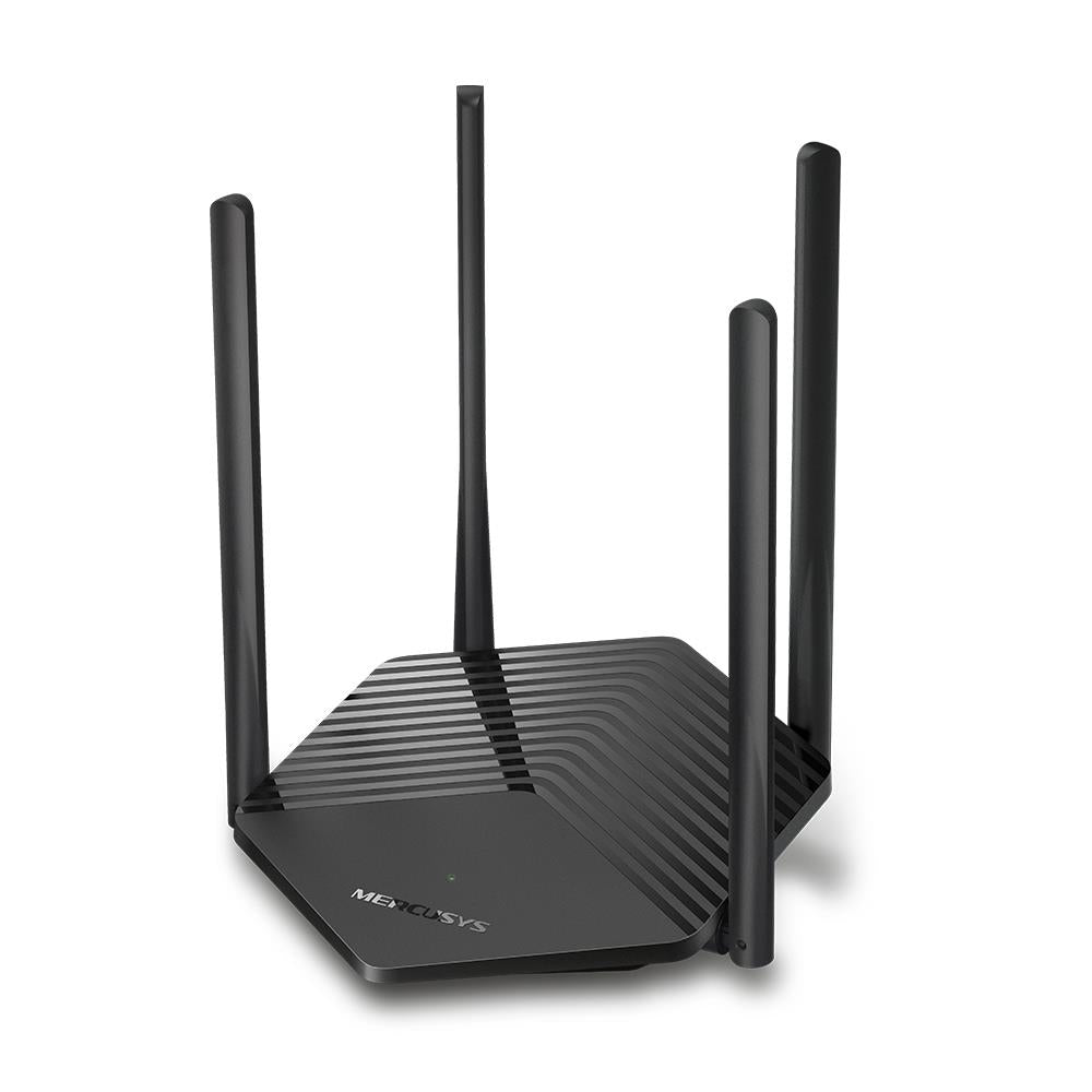 Wireless Router MERCUSYS 1500 Mbps Wi-Fi 6 IEEE 802.11a/b/g IEEE 802.11n IEEE 802.11ac IEEE 802.11ax 3x10/100/1000M LAN \ WAN ports 1 Number of antennas 4 MR60X
