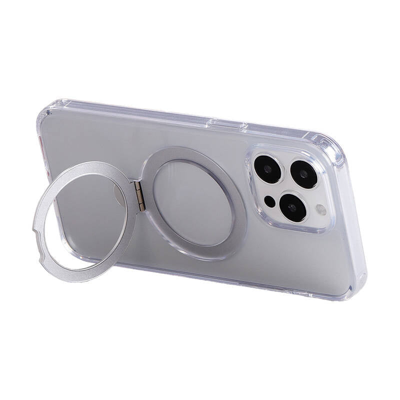 Magnetic protective case with handle Joyroom JR-BP004 for iPhone 15 Pro Max (transparent) - Image 1