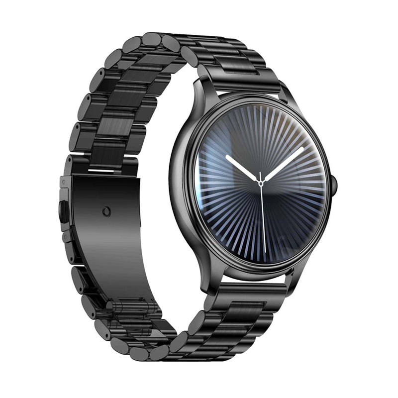COLMI L28 Smart Watch (black + black steel strap) - Image 3