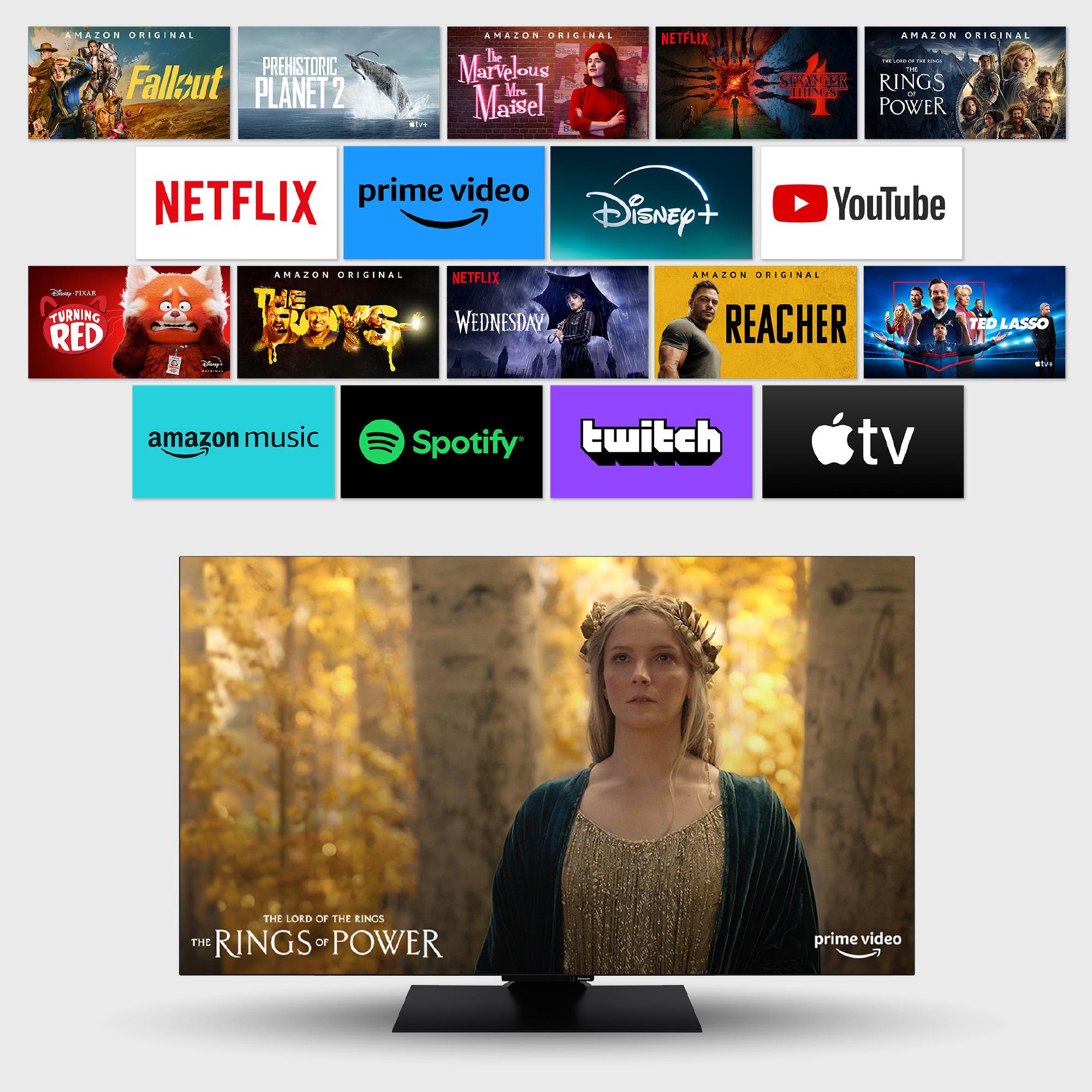 TV Set PANASONIC 55" OLED/4K/Smart 3840x2160 Wireless LAN Bluetooth Google TV TV-55Z80AEZ