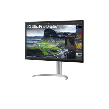 LG | 32UQ850V-W | 32 " | IPS | UHD | 16:9 | 60 Hz | 5 ms | 3840 x 2160 pixels | 400 cd/m² | HDMI ports quantity 2 | Silv