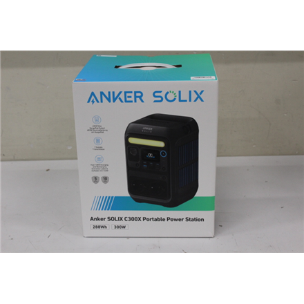 SALE OUT. Anker SOLIX C300X Portable Power Station | SALE OUT. Anker Solix Portable Power Station | SOLIX C300X | DAMAGE