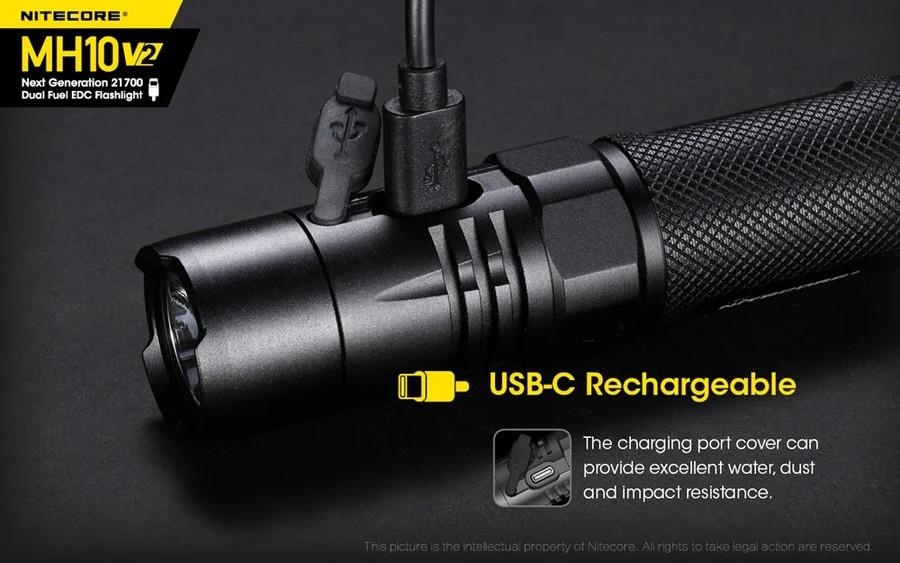 FLASHLIGHT MH SERIES/1200 LUMENS MH10 V2 NITECORE