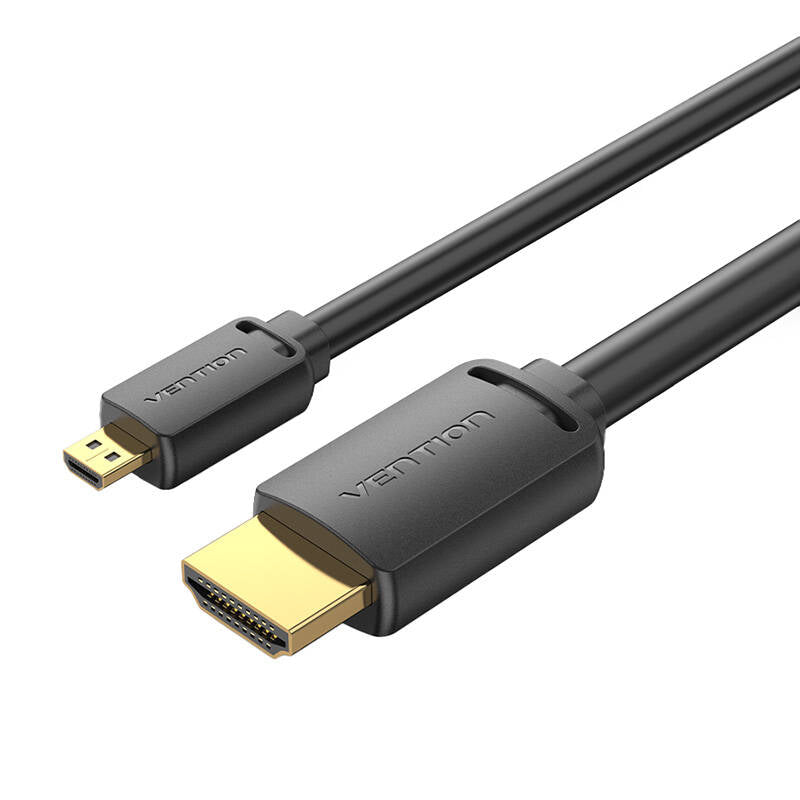 HDMI-D Male to HDMI-A Male Cable Vention AGIBF 1m, 4K 60Hz (Black) - Image 4
