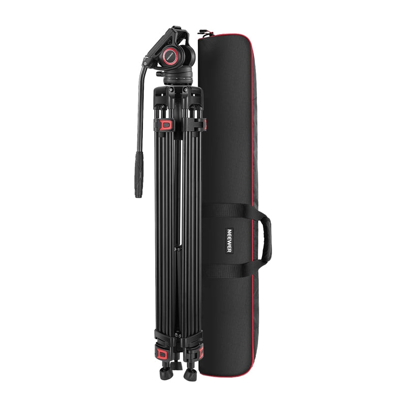 Neewer TP74 Professional Video Tripod with Fluid Head - Image 1
