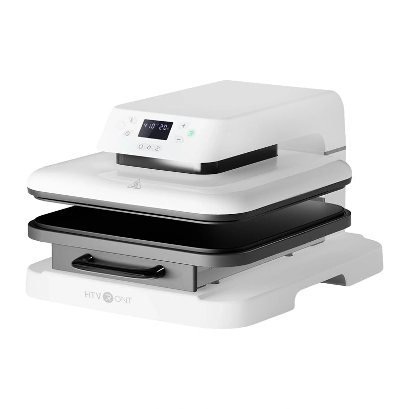 HTVRONT Auto1 Heat Transfer Press (White) - Image 1