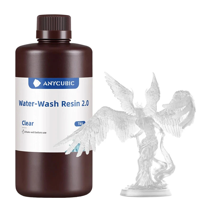 ANYCUBIC Water-Wash Resin 2.0 (transparent) - Image 1