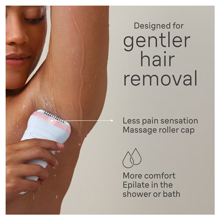 Braun | Epilator | Silk-épil Series 7 7-060 | Operating time (max) 40 min | Number of power levels 1 | Wet & Dry | White