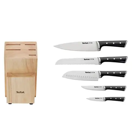 TEFAL | Set of 5 Knives with Comfort Touch holder | K232S574 | Knife | 5 pc(s)
