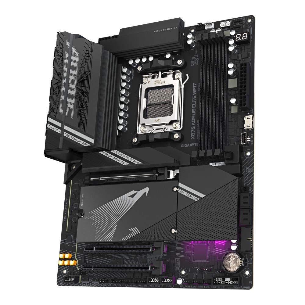 Mainboard GIGABYTE AMD X870 SAM5 ATX Memory DDR5 Memory slots 4 X870AELITEWIFI71.1